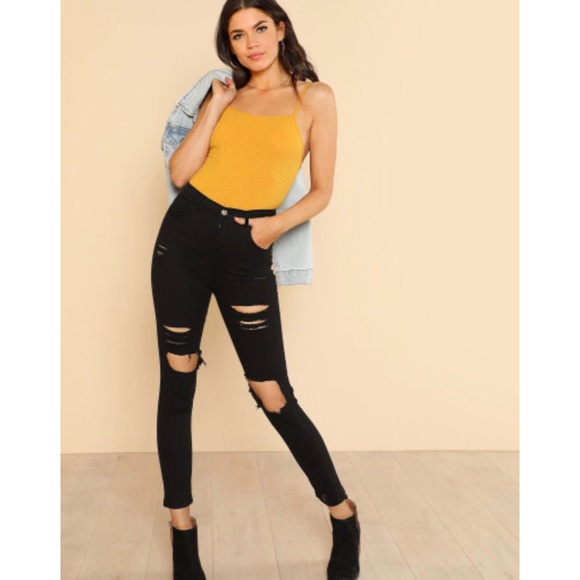 Destiny Ribbed Bodysuit - Picture 4 of 8